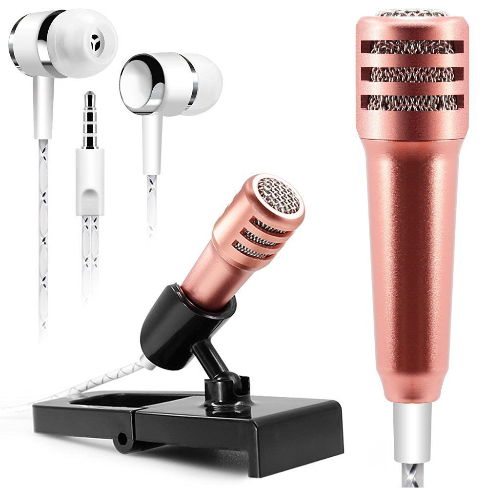 Mini Kareoka - Karaoke Microphone, Stereo Mic with Earphone for Voice –  div.kareoka