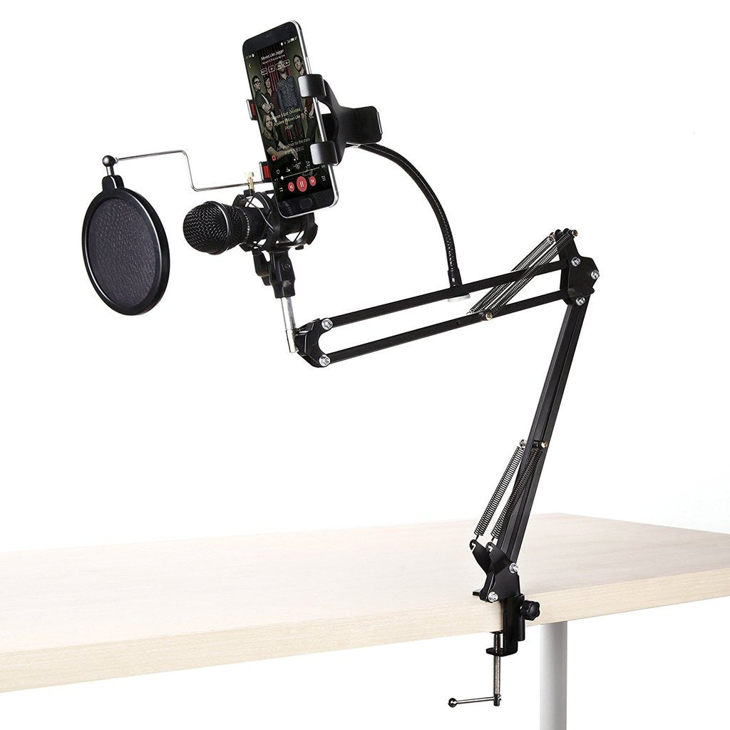 Professional Adjustable Desk Recording Microphone Phone Holder